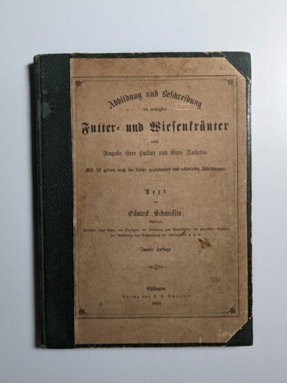 Abbildung und Beschreibung der wichtigsten Futter und Wiesenkräuter - Eduard Schmidlin - Afbeelding 2