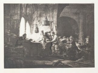 heliogravure The parable of the Laborers in the vineyard – Rembrandt