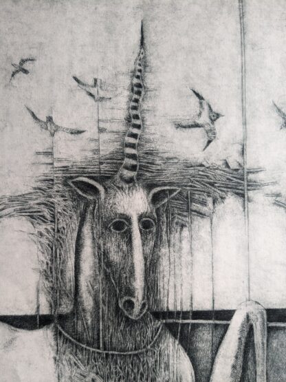 Ryszard Stryjec bathing unicorn detail hoofd ets