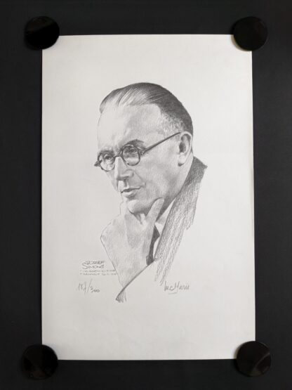 Jozef Simons portret blad